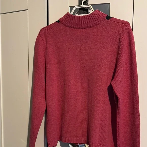 Saky made in Italy merino wool blend zippered cardigan XL - Picture 5 of 5